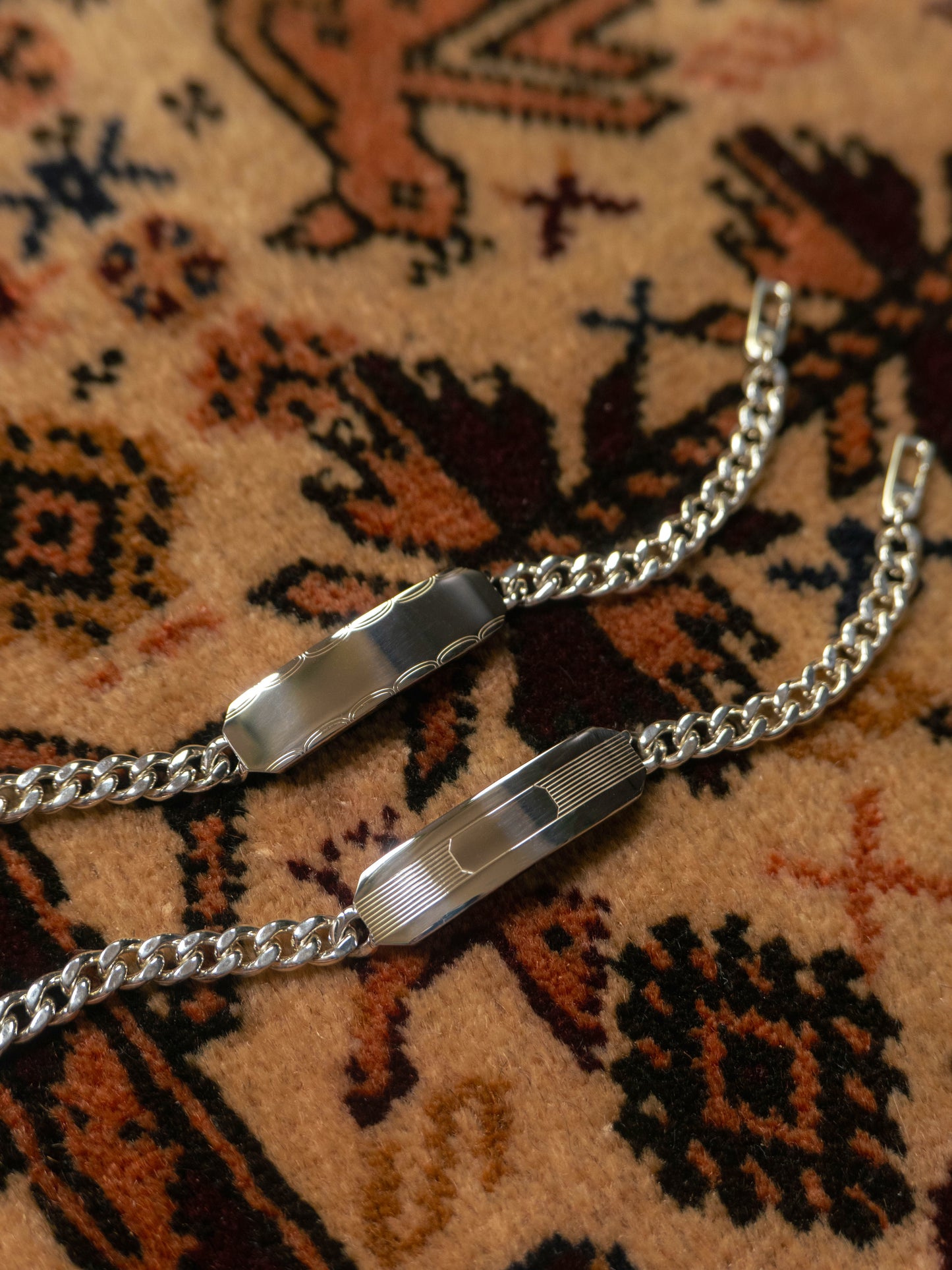 Sterling Octagon Fusilli Bracelet