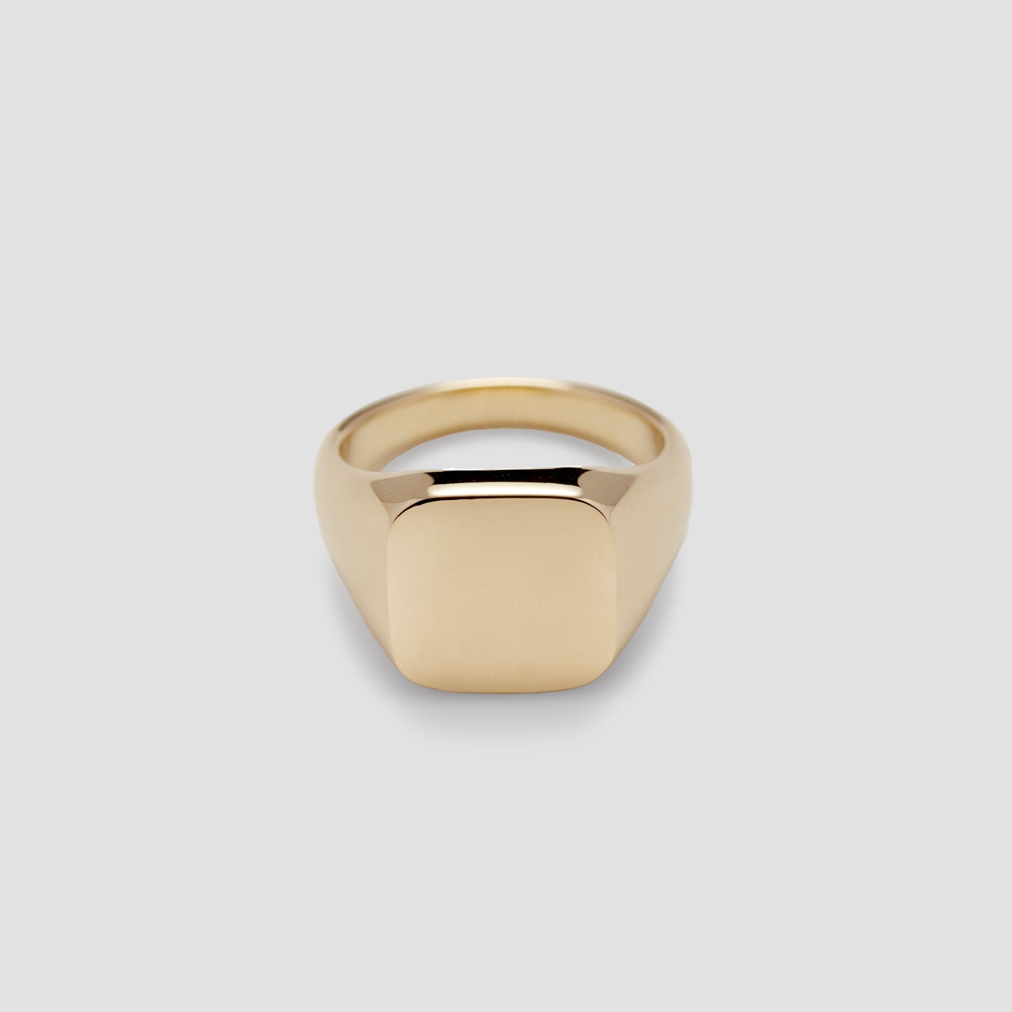 Gold Signet Ring Square