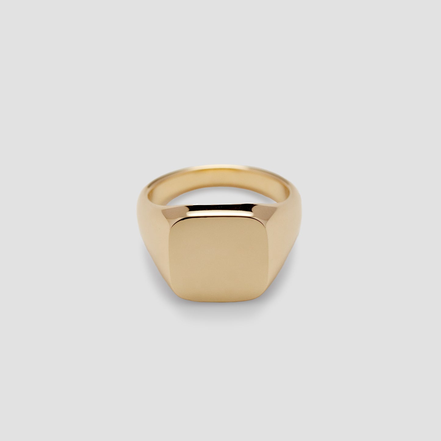Gold Signet Ring Square