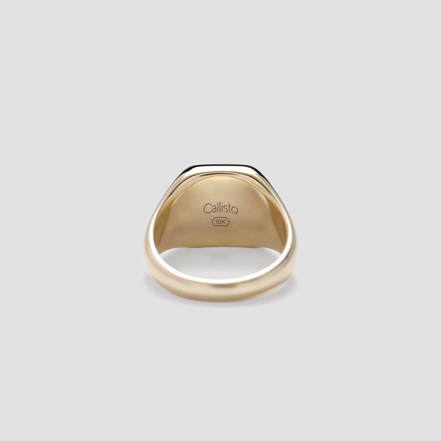 Gold Signet Ring Square