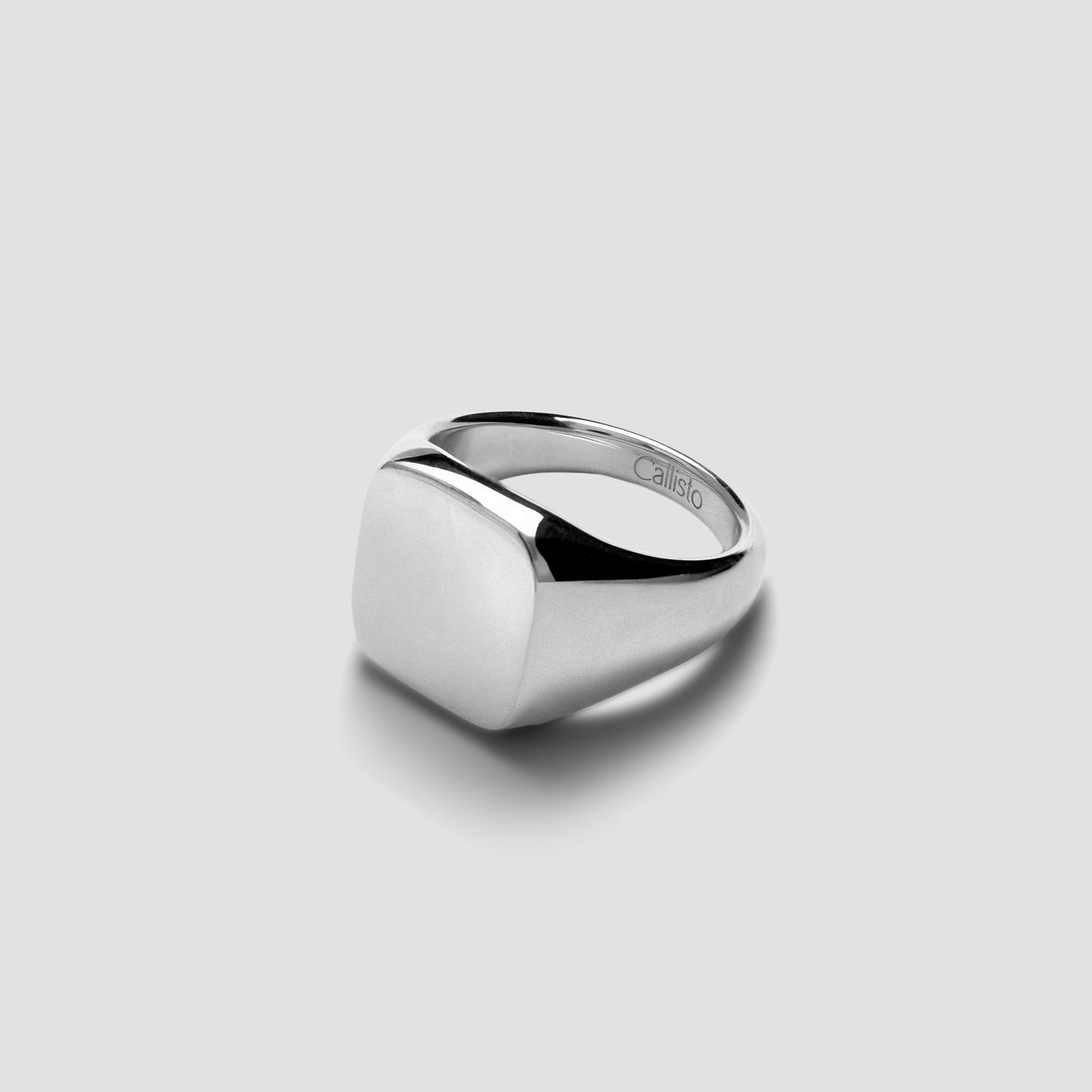 Sterling Signet Ring Square
