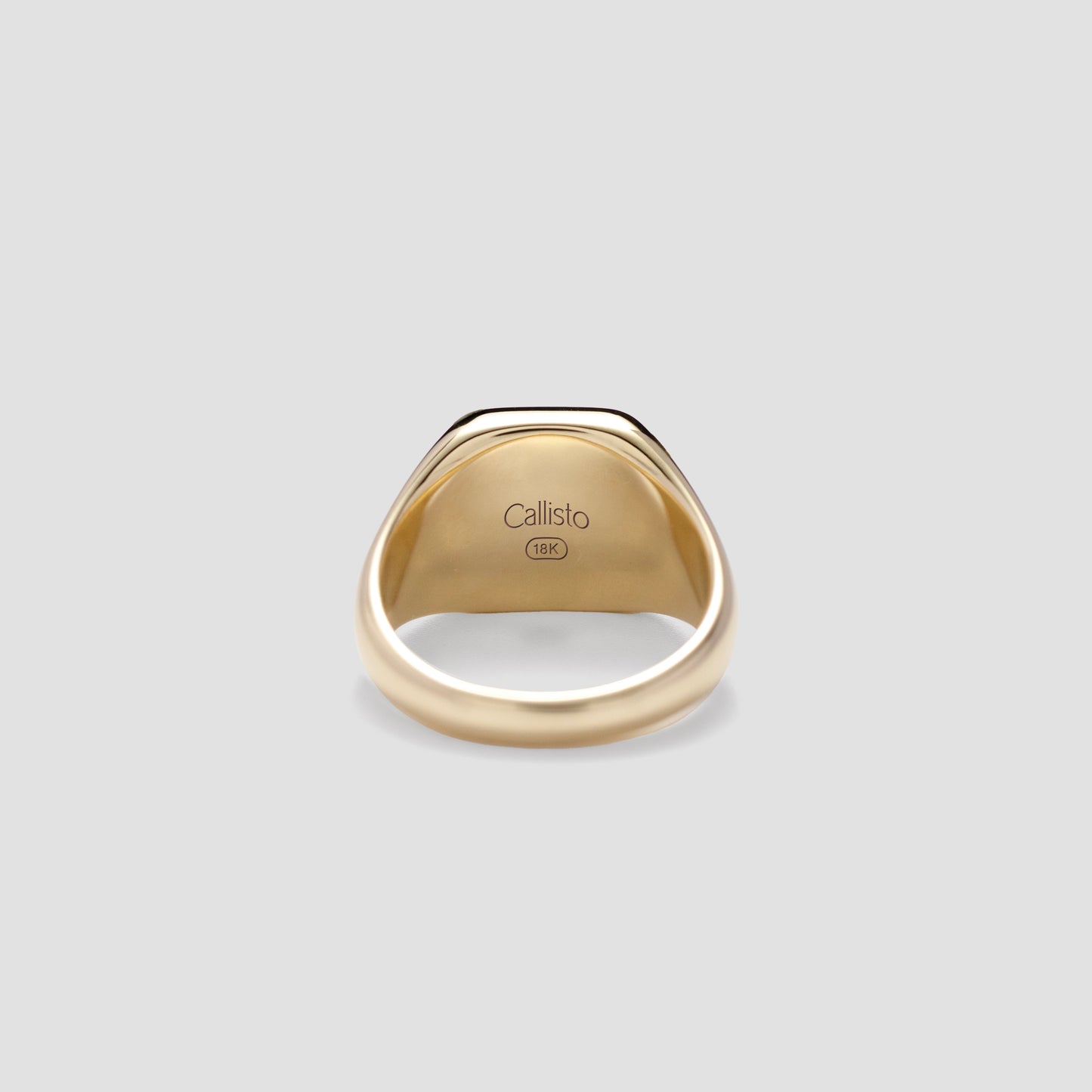 Gold Signet Ring Square