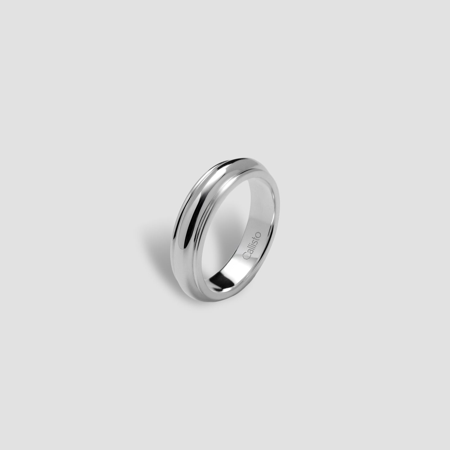 Sterling Band Ring - Ridge