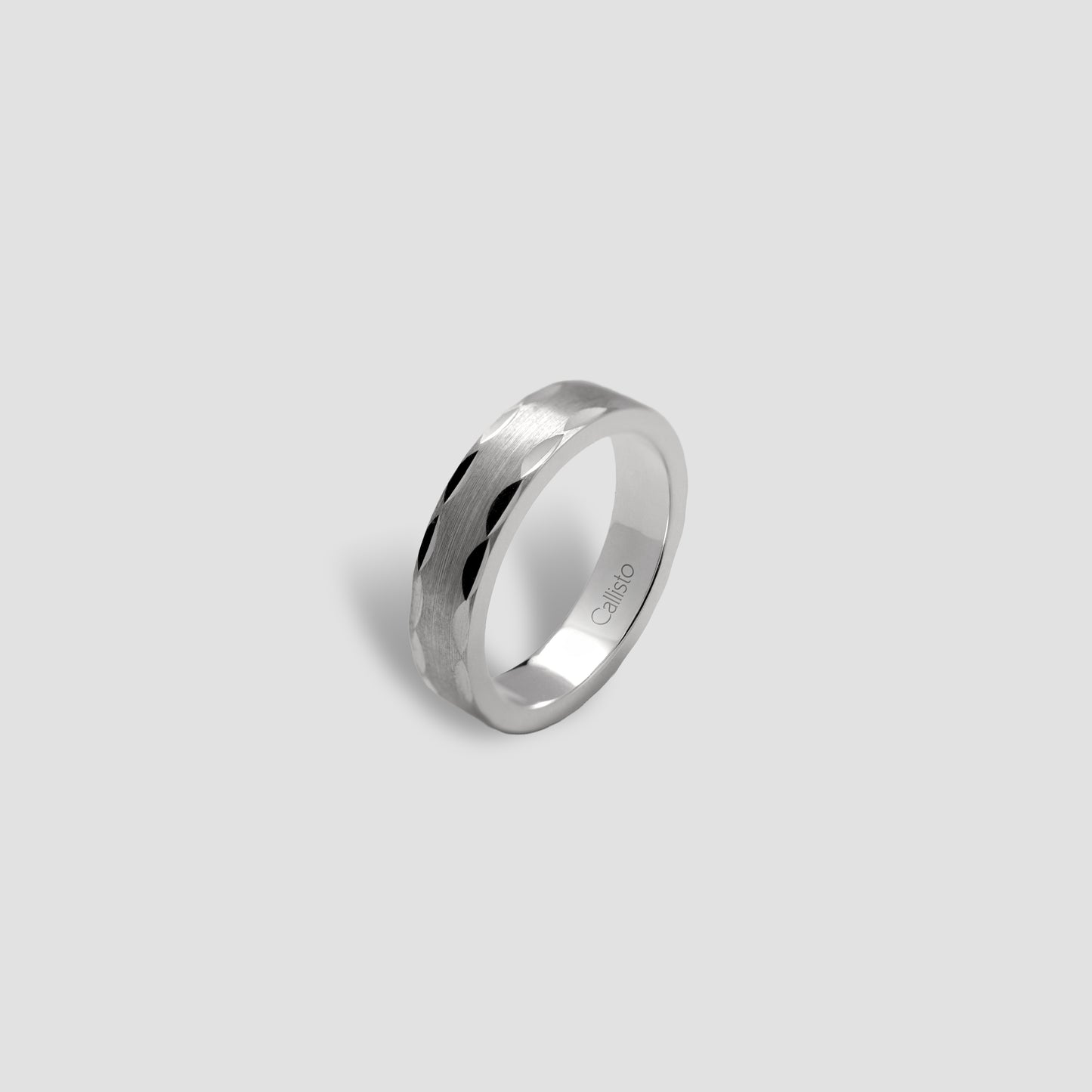 Sterling Band Ring - Wave