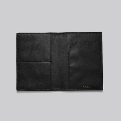 Alligator Passport Holder Black