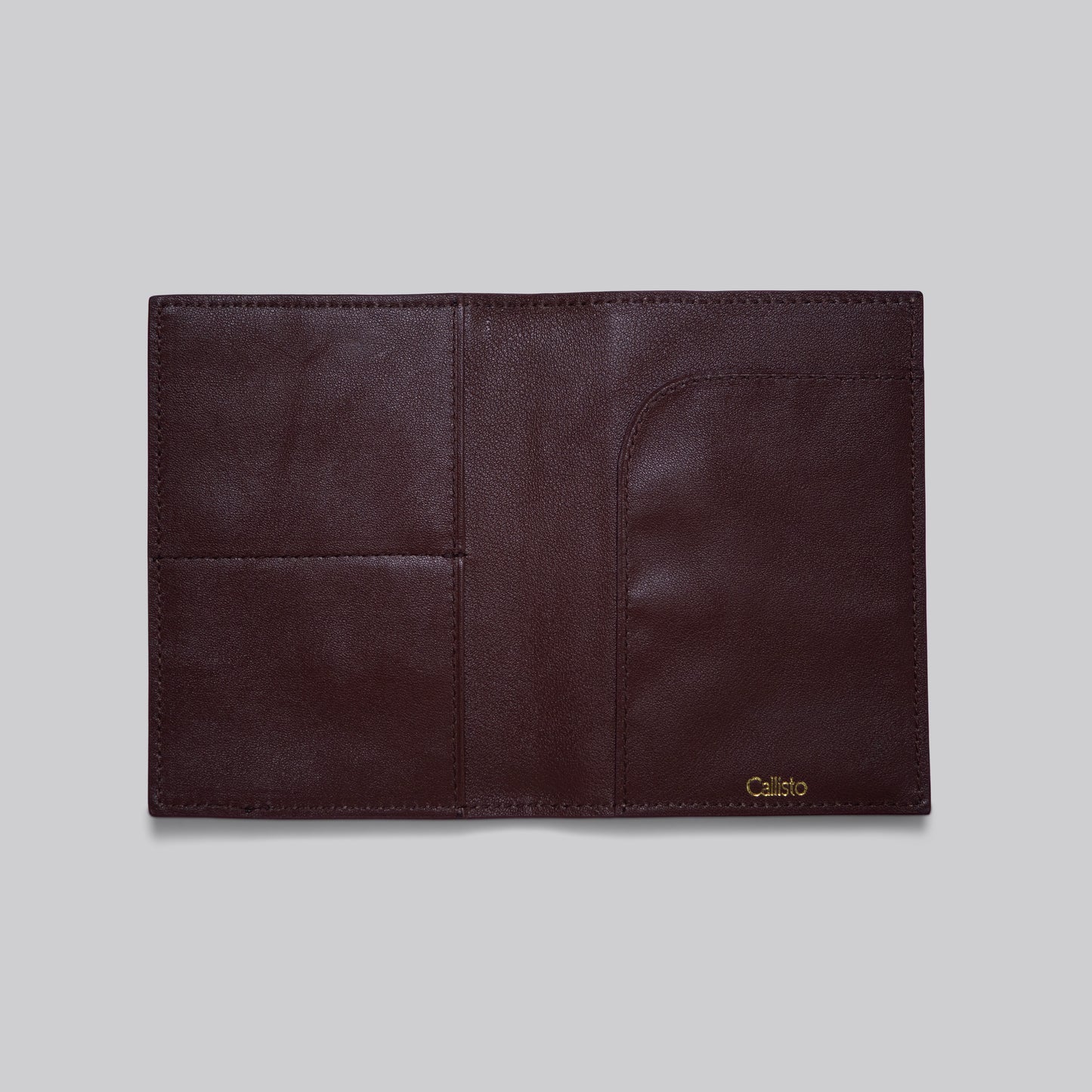 Alligator Passport Holder Brown