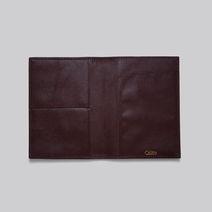 Alligator Passport Holder Brown