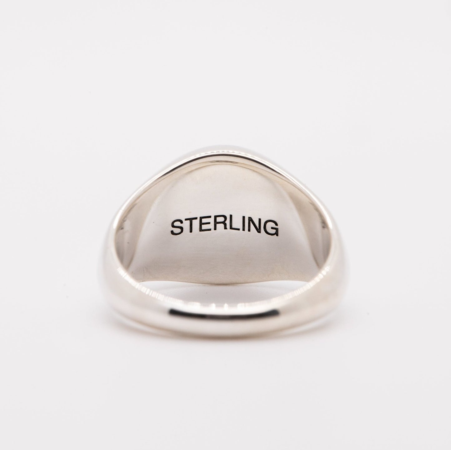 Sterling Signet Ring Square