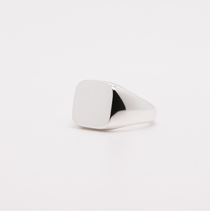 Sterling Signet Ring Square