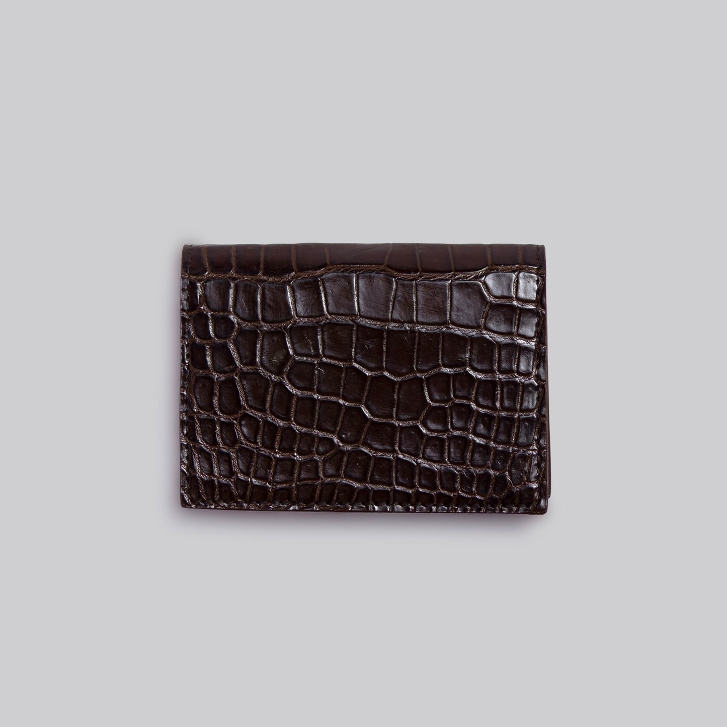 Alligator Cardcase Brown