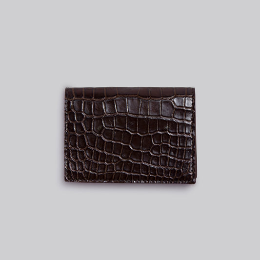 Alligator Cardcase Brown