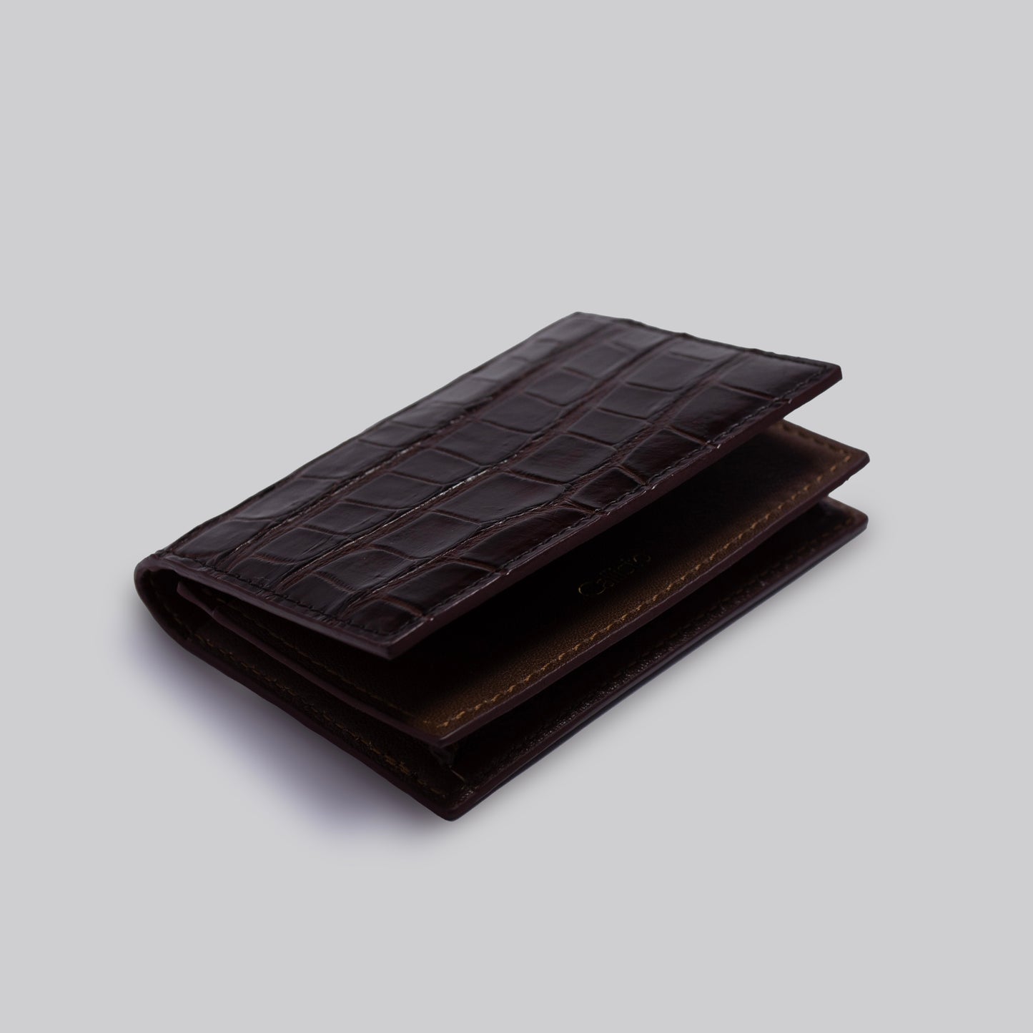 Alligator Cardcase Brown