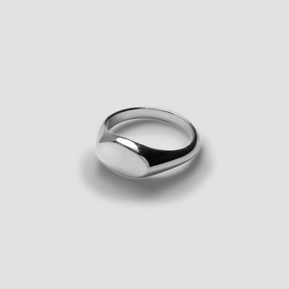 Callisto × GROOVY Sliver Signet Ring “Bold”