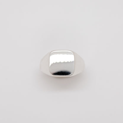 Sterling Signet Ring Square