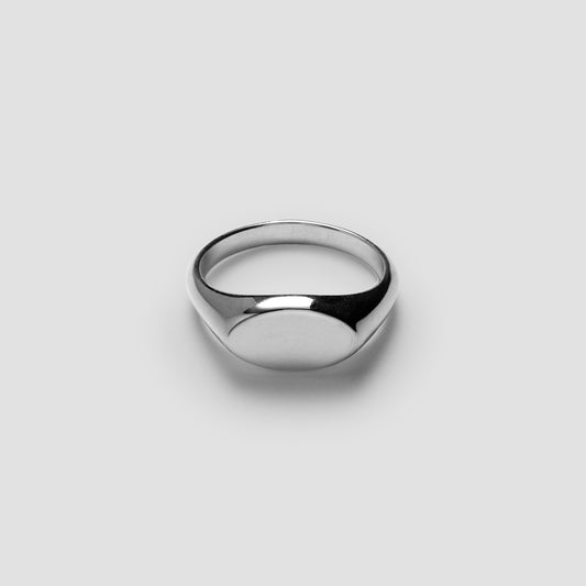 Callisto × GROOVY Sliver Signet Ring “Bold”