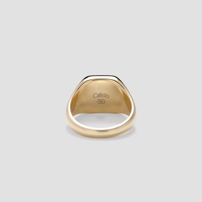Gold Signet Ring Square