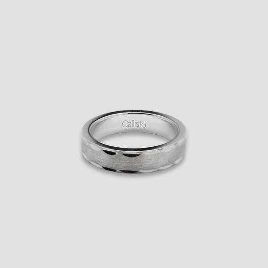 Sterling Band Ring - Wave