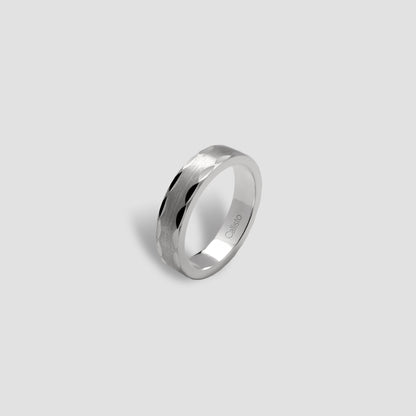 Sterling Band Ring - Wave