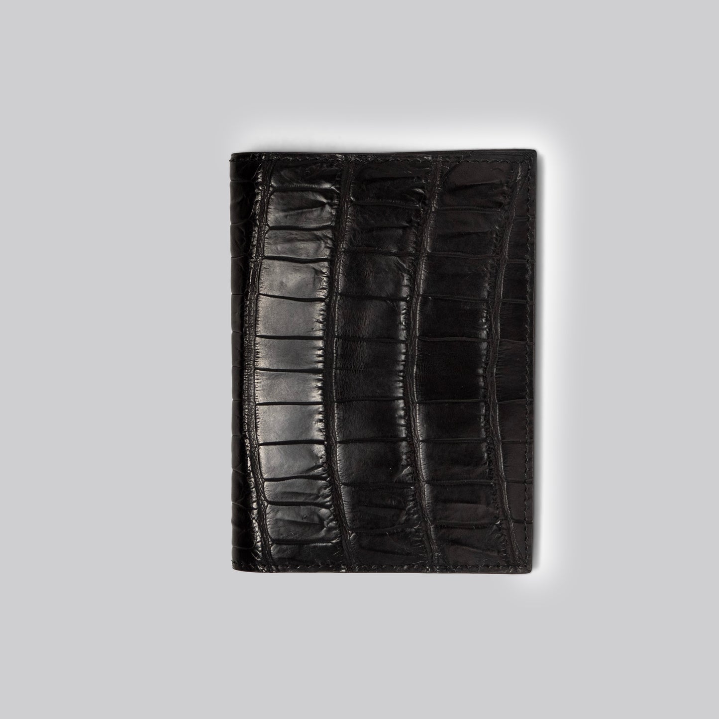 Alligator Passport Holder Black